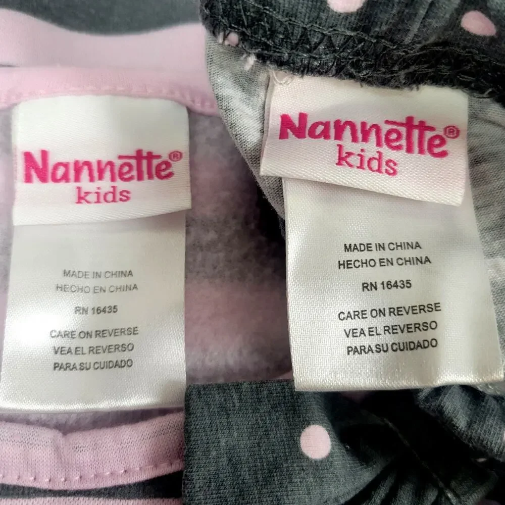 Nannette Baby Doll Sweatshirt w/Bow and Polka Dot Leggings Size 3T NWOT‎
